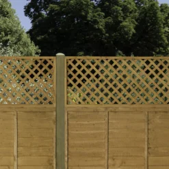 2ft Diamond Lattice Pine Trellis Panel, Pack Of 3 (W)183cm X (H)61cm -Garden & Outdoors 2ft diamond lattice pine trellis panel pack of 3 w 183cm x h 61cm5013053174005 03bq