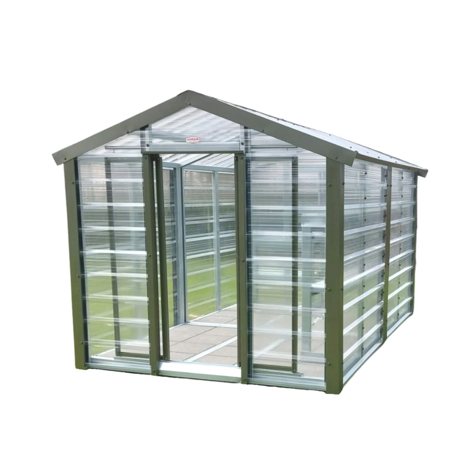 Adman Steel Sheds Multigrow 6.4x12 Greenhouse With Adjustable Vent 3 Adman Steel Sheds Multigrow 6.4x12 Greenhouse With Adjustable Vent