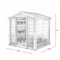 Adman Steel Sheds Multigrow 6.4x8.8 Greenhouse With Adjustable Vent -Garden & Outdoors adman steel sheds multigrow 6 4x8 8 greenhouse with adjustable vent5391538910325 01t bq