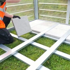 Adman Steel Sheds Multigrow 8x6.1 Greenhouse With Adjustable Vent -Garden & Outdoors adman steel sheds multigrow 8x6 1 greenhouse with adjustable vent5391538910349 39c bq