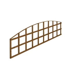 Arched Pine Trellis Panel (W)183cm X (H)57cm -Garden & Outdoors arched pine trellis panel w 183cm x h 57cm3663602430643 02bq
