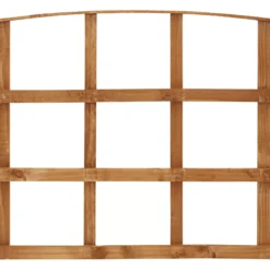 Arched Pine Trellis Panel (W)183cm X (H)57cm -Garden & Outdoors arched pine trellis panel w 183cm x h 57cm3663602430643 03bq