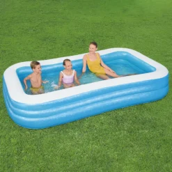 Bestway Bestway® Textured Pattern On Sidewalls PVC Family Fun Pool (W) 1.83m X (L) 3.05m -Garden & Outdoors bestway bestway textured pattern on sidewalls pvc family fun pool w 1 83m x l 3 05m6942138968057 01i