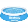 Bestway Fast Set™ Plain ABS Plastic & PVC Family Lounge Pool (W) 1.83m X (L) 1.83m -Garden & Outdoors bestway fast set plain abs plastic pvc family lounge pool w 1 83m x l 1 83m6942138967630 01c