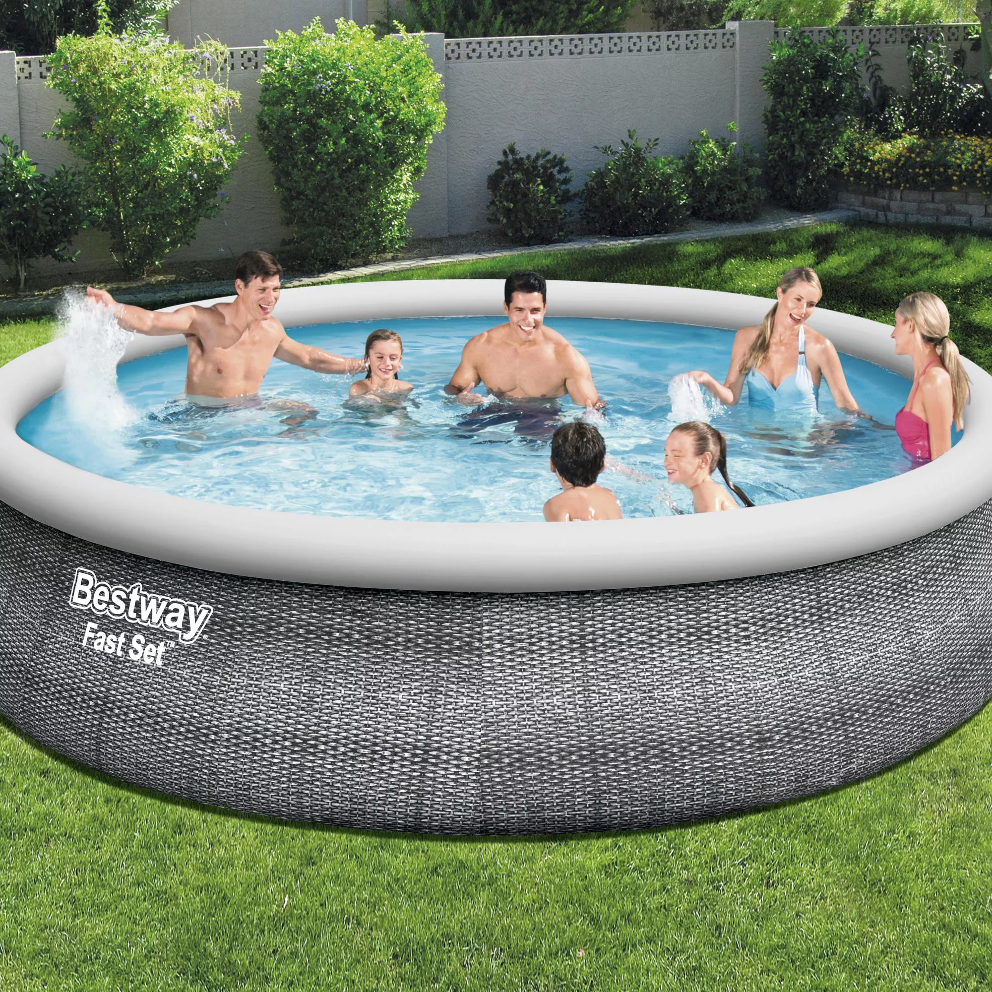Bestway Fast Set Polyvinyl Chloride (PVC) Pool 4 Bestway Fast Set Polyvinyl Chloride (PVC) Pool - Image 2