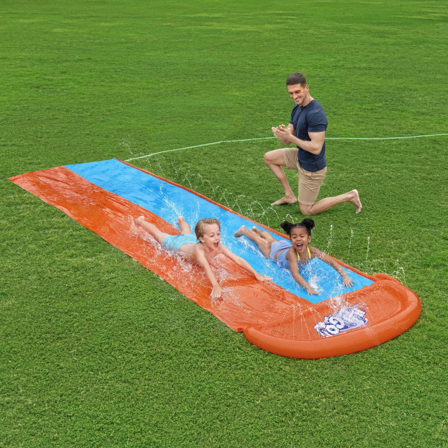 Bestway Multicolour Rectangular Small Water Slide 7 Bestway Multicolour Rectangular Small Water Slide - Image 5