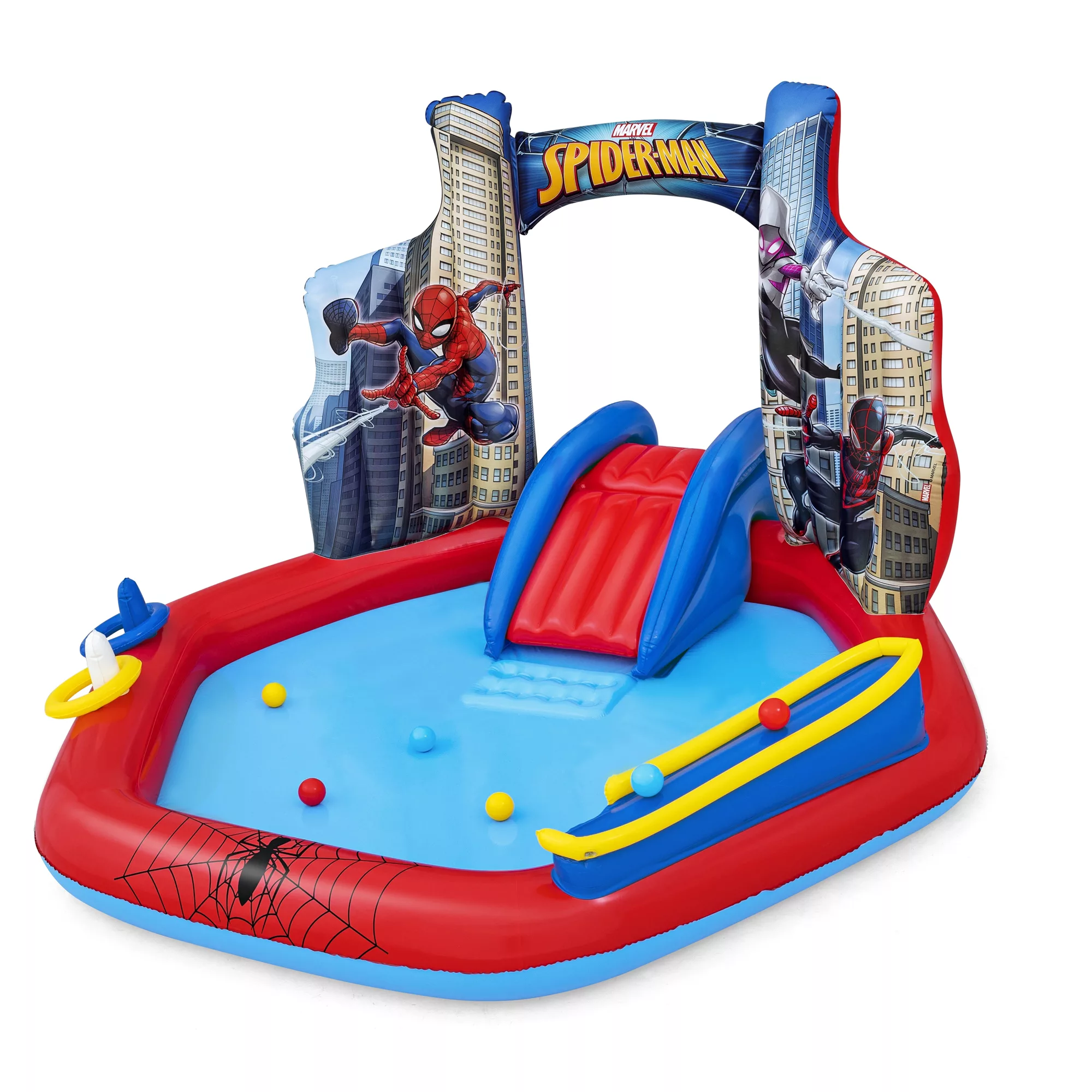 Bestway Multicolour Small Marvel - Spiderman Play Centre 3 Bestway Multicolour Small Marvel - Spiderman Play Centre