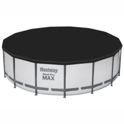 Bestway Steel Pro MAX™ Plain Polyvinyl Chloride (PVC) & Steel Pool (W) 4.57m X (L) 4.57m -Garden & Outdoors bestway steel pro max plain polyvinyl chloride pvc steel pool w 4 57m x l 4 57m6941607328156 21c