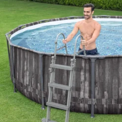 Bestway Steel Pro Max Polyvinyl Chloride (PVC) Family Swimming Pool (W) 3.66m X (L) 3.66m -Garden & Outdoors bestway steel pro max polyvinyl chloride pvc family swimming pool w 3 66m x l 3 66m6942138984163 03i bq