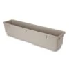 Blooma Florus Taupe Plastic Bell Square Trough -Garden & Outdoors blooma florus taupe plastic bell square trough3663602700708 03bq