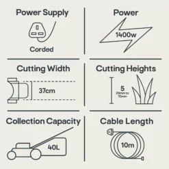 Bosch Rotak 370 ER Corded Rotary Lawnmower -Garden & Outdoors bosch rotak 370 er corded rotary lawnmower3165140727709 01t EN bq