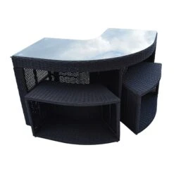 Canadian Spa Company Brown Corner Bar & Stools -Garden & Outdoors canadian spa company brown corner bar stools0700697210941 03c