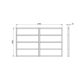 Forest 10x6 Timber Shed Base (L) 183cm X (W) 295cm -Garden & Outdoors forest 10x6 timber shed base l 183cm x w 295cm5013053182161 01t bq