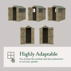 Forest Garden 10x15 Apex Pressure Treated Overlap Wooden Shed With Floor (Base Included) - Assembly Service Included -Garden & Outdoors forest garden 10x15 apex pressure treated overlap wooden shed with floor base included assembly service included5013053192801 04t