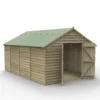 Forest Garden 10x15 Apex Pressure Treated Overlap Wooden Shed With Floor (Base Included) - Assembly Service Included -Garden & Outdoors forest garden 10x15 apex pressure treated overlap wooden shed with floor base included assembly service included5013053192818 01c