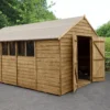 Forest Garden 10x15 Ft Apex Overlap Wooden 2 Door 6 Windows Shed With Floor - Assembly Service Included -Garden & Outdoors forest garden 10x15 ft apex overlap wooden 2 door 6 windows shed with floor assembly service included5013053178058 01i bq