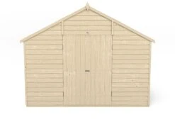 Forest Garden 10x15 Ft Apex Overlap Wooden 2 Door 6 Windows Shed With Floor - Assembly Service Included -Garden & Outdoors forest garden 10x15 ft apex overlap wooden 2 door 6 windows shed with floor assembly service included5013053178058 02c bq