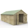 Forest Garden 10x20 Apex Pressure Treated Overlap Wooden Shed With Floor (Base Included) - Assembly Service Included -Garden & Outdoors forest garden 10x20 apex pressure treated overlap wooden shed with floor base included assembly service included5013053192825 01c