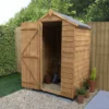 Forest Garden 4x3 Apex Dip Treated Overlap Wooden Shed With Floor - Assembly Service Included -Garden & Outdoors forest garden 4x3 apex dip treated overlap wooden shed with floor assembly service included5013053176702 01i bq