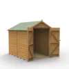 Forest Garden 6x8 Apex Dip Treated Shiplap Wooden Shed With Floor (Base Included) -Garden & Outdoors forest garden 6x8 apex dip treated shiplap wooden shed with floor base included 5013053194102 01c
