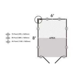 Forest Garden 6x8 Apex Dip Treated Shiplap Wooden Shed With Floor (Base Included) -Garden & Outdoors forest garden 6x8 apex dip treated shiplap wooden shed with floor base included 5013053194102 01i