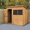 Forest Garden 7x5 Ft Pent Shiplap Wooden 2 Windows Shed With Floor (Base Included) -Garden & Outdoors forest garden 7x5 ft pent shiplap wooden 2 windows shed with floor base included 5013053178942 05i bq
