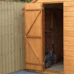 Forest Garden 7x5 Ft Pent Shiplap Wooden 2 Windows Shed With Floor (Base Included) -Garden & Outdoors forest garden 7x5 ft pent shiplap wooden 2 windows shed with floor base included 5013053178942 06i bq