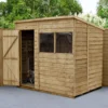 Forest Garden 7x5 Pent Pressure Treated Overlap Wooden Shed With Floor (Base Included) - Assembly Service Included 1 Forest Garden 7x5 Pent Pressure Treated Overlap Wooden Shed With Floor (Base Included) - Assembly Service Included -Garden & Outdoors forest garden 7x5 pent pressure treated overlap wooden shed with floor base included assembly service included5013053178515 01i bq