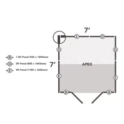 Forest Garden 7x7 Ft Apex Overlap Wooden Shed With Floor -Garden & Outdoors forest garden 7x7 ft apex overlap wooden shed with floor5013053192870 02t