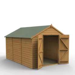 Forest Garden 8x12 Apex Dip Treated Shiplap Wooden Shed With Floor - Assembly Service Included