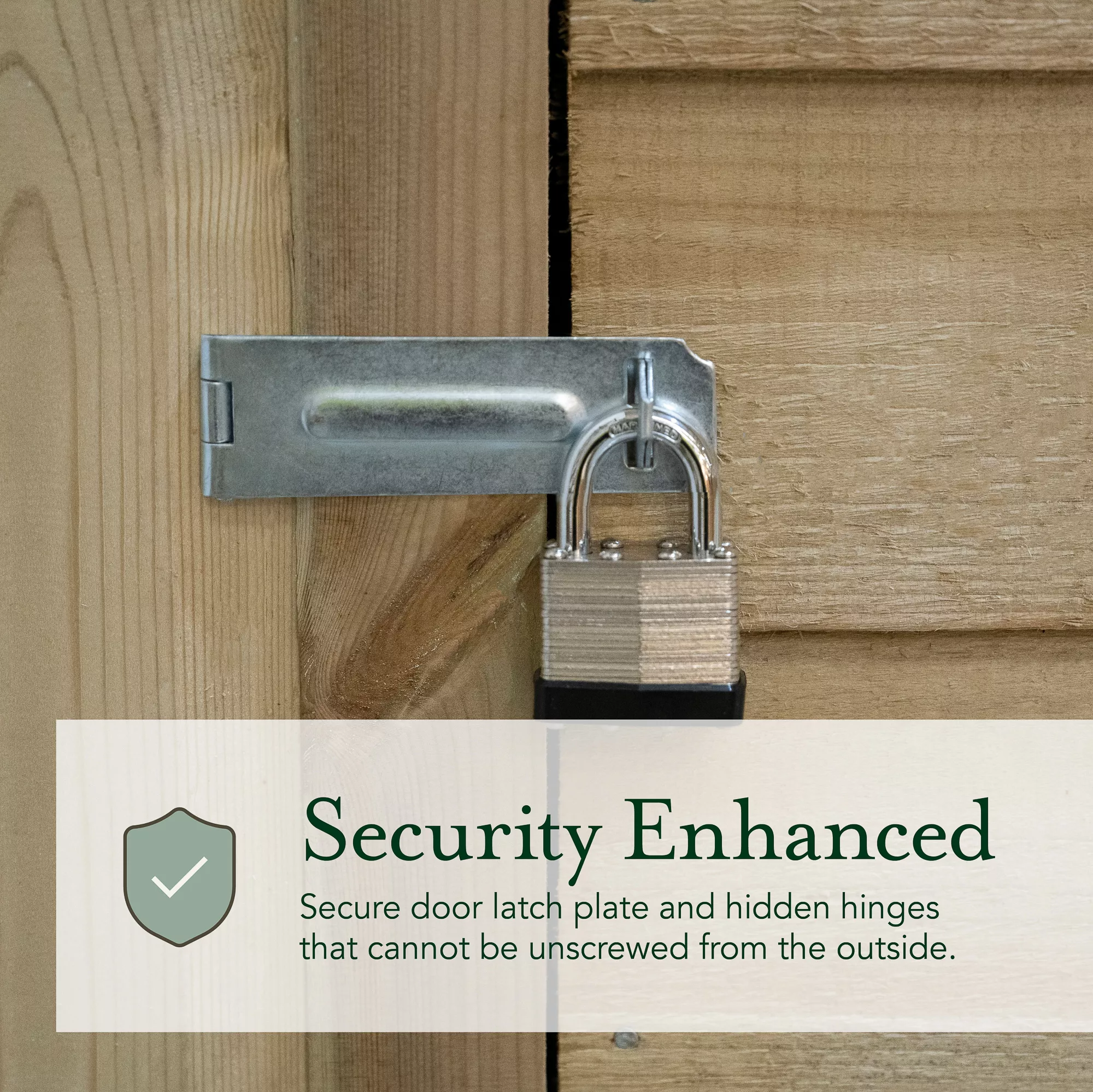 Forest Garden 8x12 Apex Pressure Treated Overlap Wooden Shed With Floor 10 Forest Garden 8x12 Apex Pressure Treated Overlap Wooden Shed With Floor - Image 8