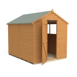 Forest Garden 8x6 Ft Apex Shiplap Wooden 2 Windows Shed With Floor (Base Included) - Assembly Service Included -Garden & Outdoors forest garden 8x6 ft apex shiplap wooden 2 windows shed with floor base included assembly service included5013053178744 03c bq