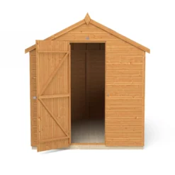 Forest Garden 8x6 Ft Apex Shiplap Wooden 2 Windows Shed With Floor (Base Included) - Assembly Service Included -Garden & Outdoors forest garden 8x6 ft apex shiplap wooden 2 windows shed with floor base included assembly service included5013053178744 05c bq