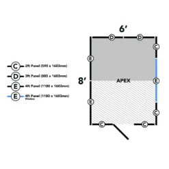 Forest Garden 8x6 Ft Apex Shiplap Wooden 2 Windows Shed With Floor (Base Included) - Assembly Service Included -Garden & Outdoors forest garden 8x6 ft apex shiplap wooden 2 windows shed with floor base included assembly service included5013053178744 05t bq