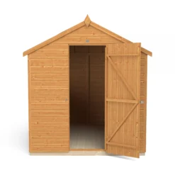 Forest Garden 8x6 Ft Apex Shiplap Wooden 2 Windows Shed With Floor (Base Included) - Assembly Service Included -Garden & Outdoors forest garden 8x6 ft apex shiplap wooden 2 windows shed with floor base included assembly service included5013053178744 06c bq