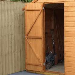 Forest Garden 8x6 Ft Pent Shiplap Wooden 2 Windows Shed With Floor - Assembly Service Included -Garden & Outdoors forest garden 8x6 ft pent shiplap wooden 2 windows shed with floor assembly service included5013053182765 02i bq