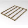Forest Garden 8x6 Timber Shed Base (L) 236cm X (W) 0.18cm - Assembly Service Included -Garden & Outdoors forest garden 8x6 timber shed base l 236cm x w 0 18cm assembly service included5013053179079 01c bq