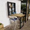 Forest Garden Fold Down Timber Garden Bar (Base Not Required) -Garden & Outdoors forest garden fold down timber garden bar base not required 5013053192276 02i