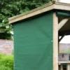 Forest Garden Green Rectangular Side Curtain, (W)5.1m - Assembly Not Required -Garden & Outdoors forest garden green rectangular side curtain w 5 1m assembly not required5013053163870 01i bq