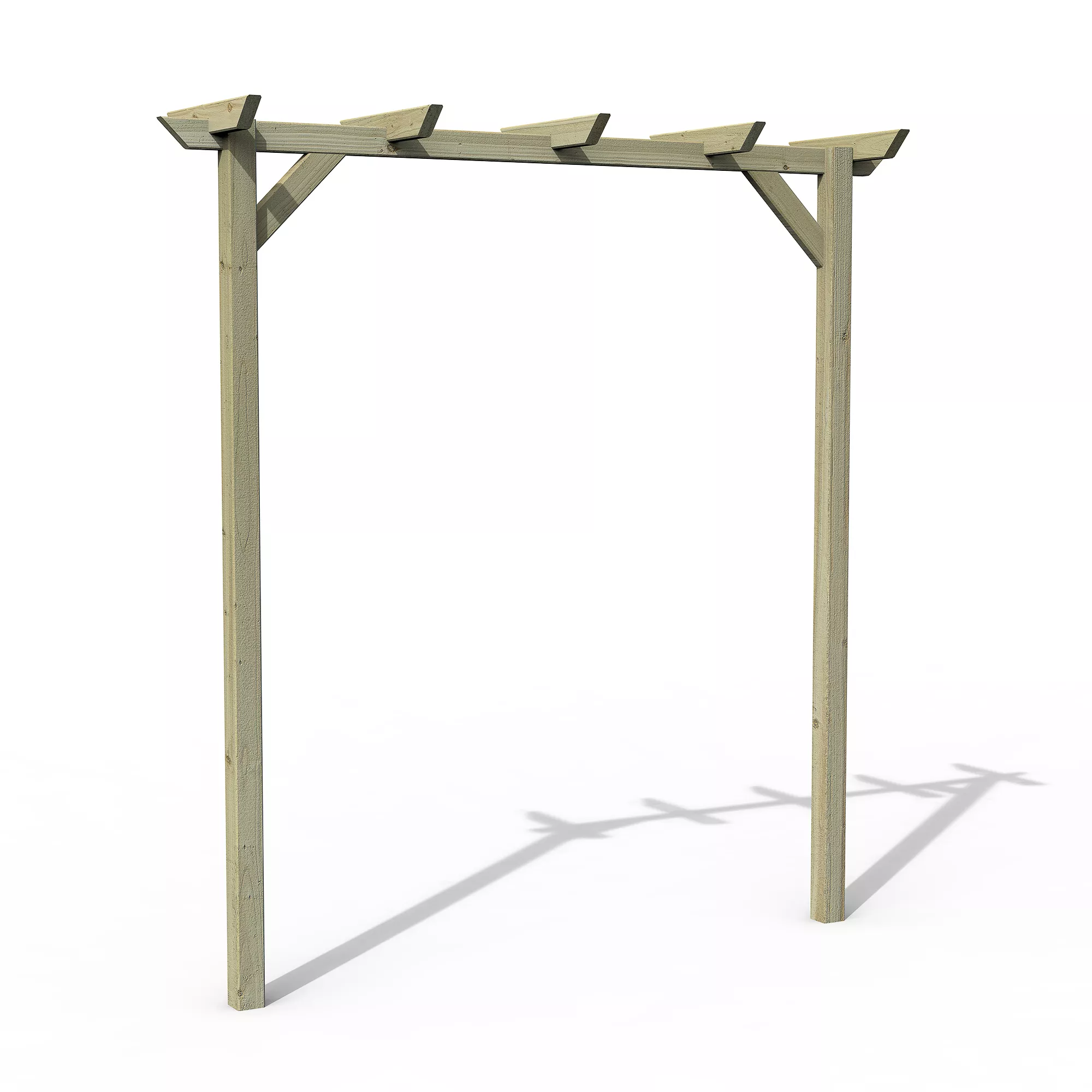 Forest Garden Hanbury Flat Top European Softwood Arch (H) 213.5cm X (W) 209cm 4 Forest Garden Hanbury Flat Top European Softwood Arch (H) 213.5cm X (W) 209cm - Image 2
