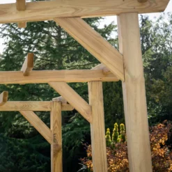 Forest Garden Hanbury Flat Top European Softwood Arch (H) 213.5cm X (W) 209cm 9 Forest Garden Hanbury Flat Top European Softwood Arch (H) 213.5cm X (W) 209cm -Garden & Outdoors forest garden hanbury flat top european softwood arch h 213 5cm x w 209cm5013053190128 02i