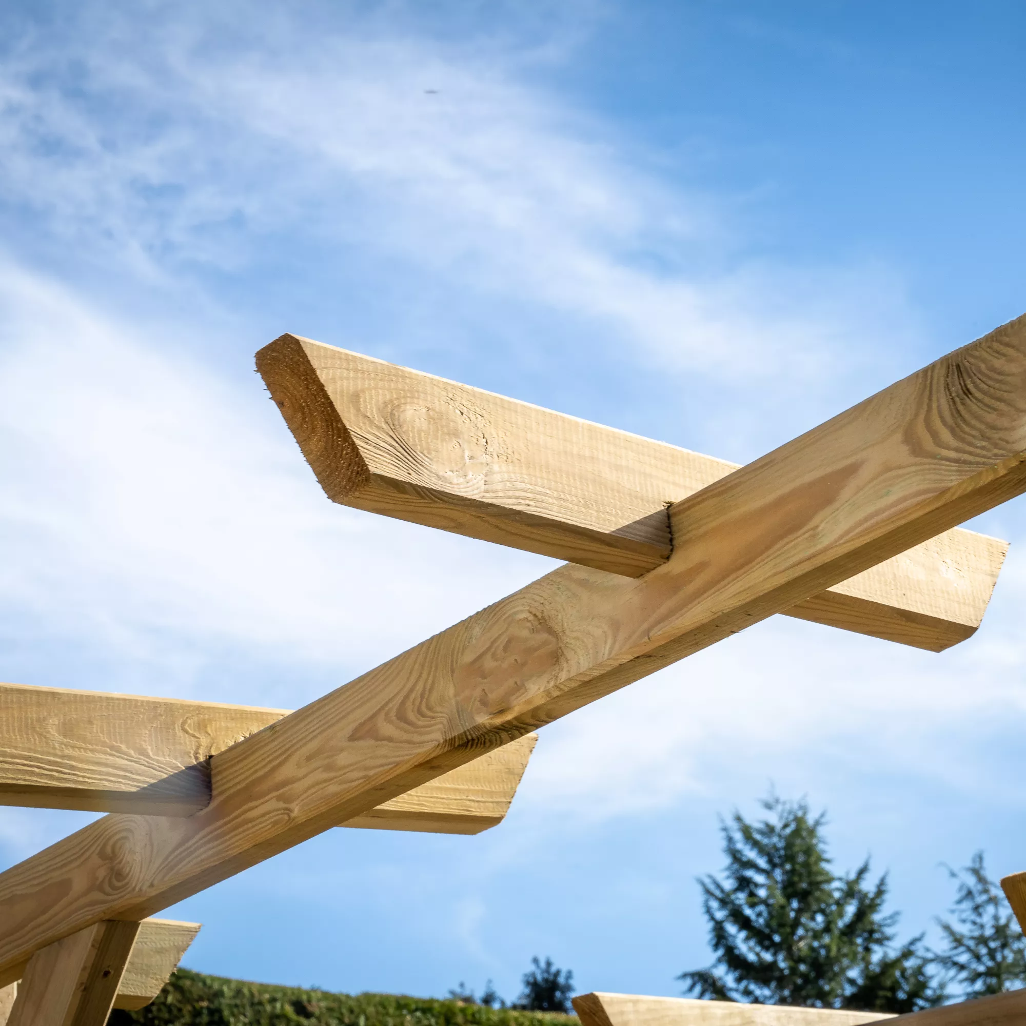 Forest Garden Hanbury Flat Top European Softwood Arch (H) 213.5cm X (W) 209cm 6 Forest Garden Hanbury Flat Top European Softwood Arch (H) 213.5cm X (W) 209cm - Image 4