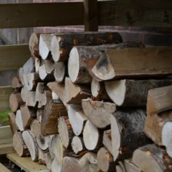 Forest Garden Large Timber 6x3 Ft Pent Log Store -Garden & Outdoors forest garden large timber 6x3 ft pent log store5013053189924 02i