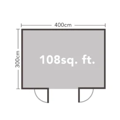 Forest Garden Melbury 4x3 Toughened Glass Pent Loglap Solid Wood Cabin With Double Door - Assembly Service Included 18 Forest Garden Melbury 4x3 Toughened Glass Pent Loglap Solid Wood Cabin With Double Door - Assembly Service Included -Garden & Outdoors forest garden melbury 4x3 toughened glass pent loglap solid wood cabin with double door assembly service included5013053181744 02t bq