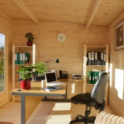 Forest Garden Melbury 4x3 Toughened Glass Pent Loglap Solid Wood Cabin With Double Door - Assembly Service Included 15 Forest Garden Melbury 4x3 Toughened Glass Pent Loglap Solid Wood Cabin With Double Door - Assembly Service Included -Garden & Outdoors forest garden melbury 4x3 toughened glass pent loglap solid wood cabin with double door assembly service included5013053181744 36c bq