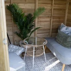 Forest Garden Oakley 7x5 Apex Overlap Solid Wood Summer House With Double Door (Base Included) - Assembly Service Included 9 Forest Garden Oakley 7x5 Apex Overlap Solid Wood Summer House With Double Door (Base Included) - Assembly Service Included -Garden & Outdoors forest garden oakley 7x5 apex overlap solid wood summer house with double door base included assembly service included5013053188538 36c bq