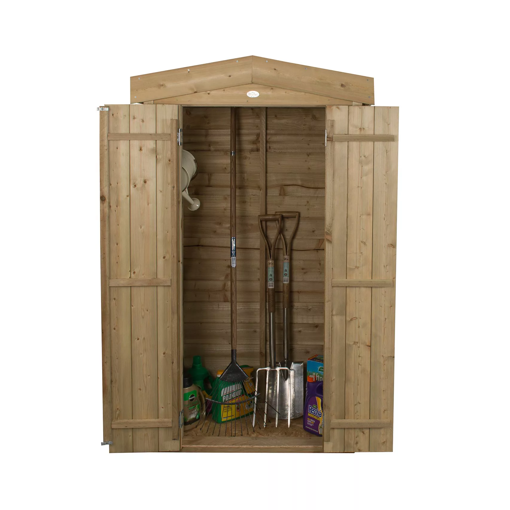 Forest Garden Overlap Wooden 3x2 Apex Garden Storage 6 Forest Garden Overlap Wooden 3x2 Apex Garden Storage - Image 4