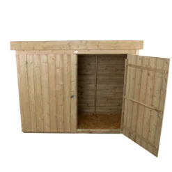 Forest Garden Overlap Wooden 6x3 Pent Garden Storage -Garden & Outdoors forest garden overlap wooden 6x3 pent garden storage5013053162835 03c bq