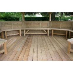 Forest Garden Premium Furnished Octagonal Gazebo, (W)5.27m (D)3.78m -Garden & Outdoors forest garden premium furnished octagonal gazebo w 5 27m d 3 78m5013053172681 02i