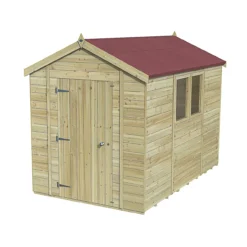 Forest Garden Timberdale 10x6 Ft Apex Tongue & Groove Wooden Shed With Floor (Base Included)